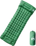 vidaXL Self-Inflating Single Camping Sleeping Mat in Green color