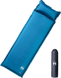 vidaXL Camping Schlafmatte Selbstaufblasend Türkis