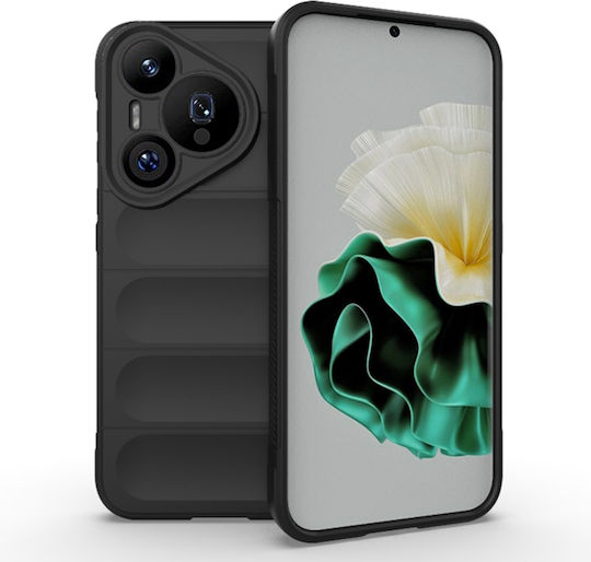 Techsuit Magic Back Cover Silicone Black (Huawei Pura 70)