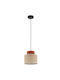 TK Lighting Pendant Light Red with Socket E27 20x160cm