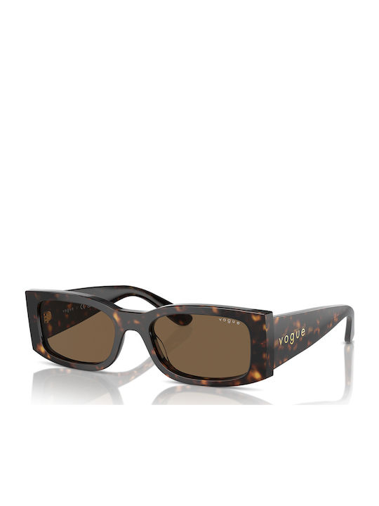 Vogue Women's Sunglasses with Brown Tartaruga Plastic Frame and Brown Lens VO5584S W65673