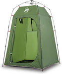 vidaXL Cort Camping Toaletă Verde 150x150x220cm