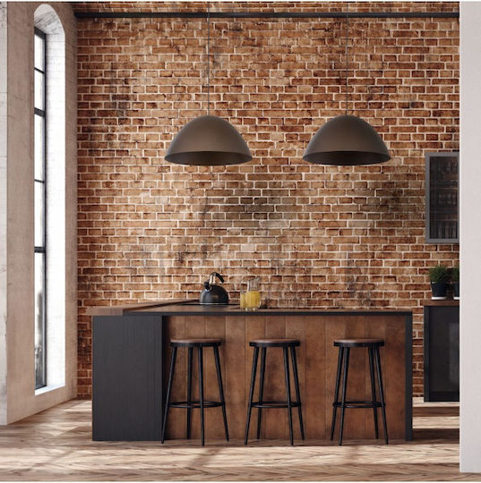 TK Lighting Висящо Осветително Тяло Кафяв с Цокъл E27 50x170см.