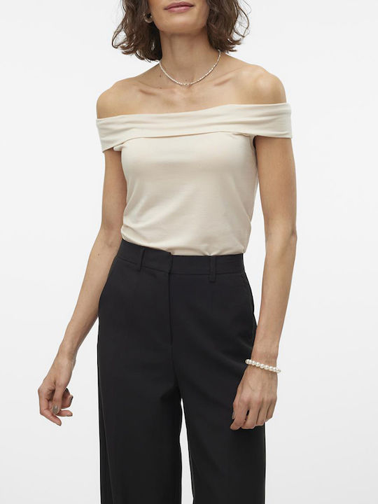 Vero Moda Fiona Γυναικεία Μπλούζα Off-Shoulder ...