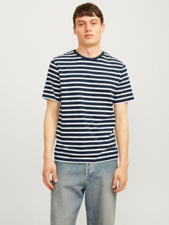 Jack & Jones Herren T-Shirt Kurzarm Navy