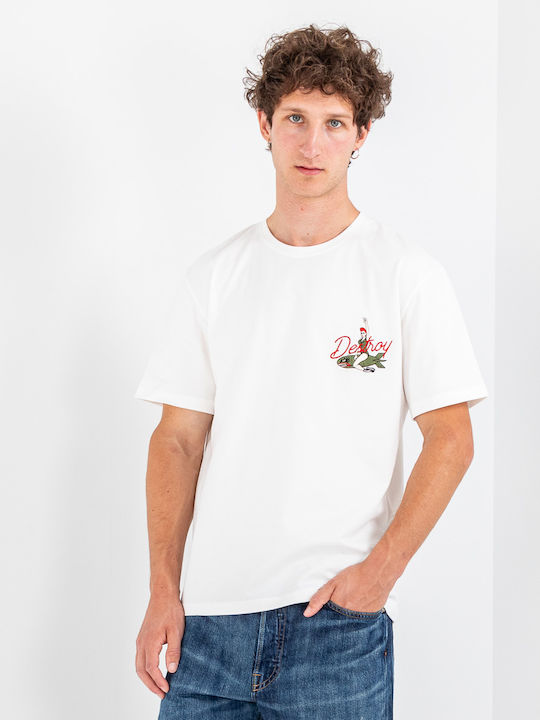 Tee Library Tricou Off White