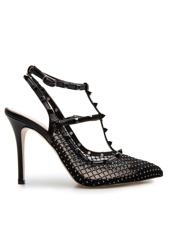 Labrini Black Heels