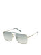 Zadig & Voltaire Men's Sunglasses with Green Metal Frame and Green Gradient Lens