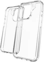 Zagg Back Cover Plastic / Tempered Glass Transparent (iPhone 15 Pro)