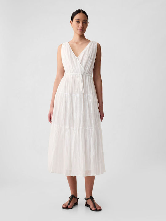 GAP Maxi Φόρεμα Άσπρο
