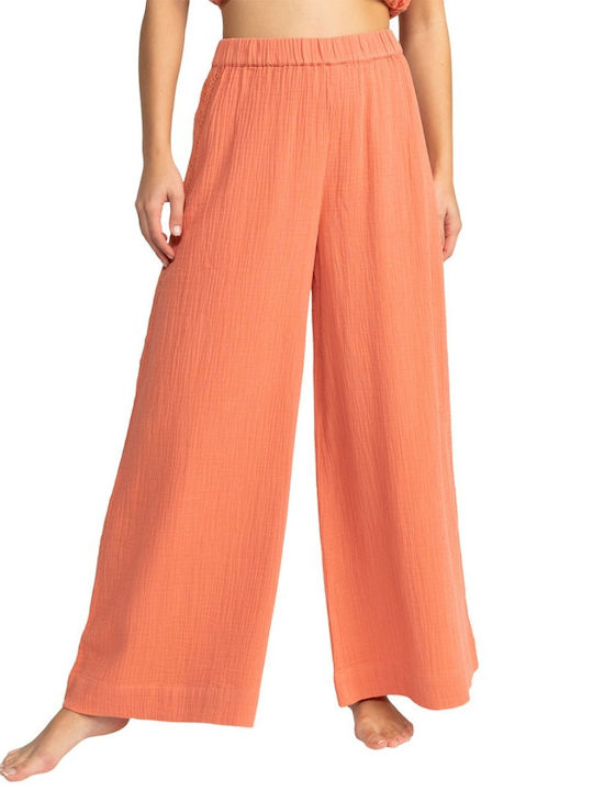 Liu Jo Women's High-waisted Cotton Trousers with Elastic