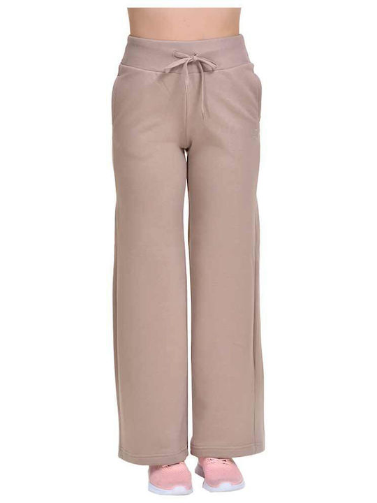 Target Γυναικείο Ψηλόμεσο Υφασμάτινο Παντελόνι Μπεζ