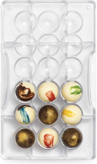 Decora Formă de Patiserie Bomboane de Ciocolată 18 Locuri 20x12x2buc 1buc