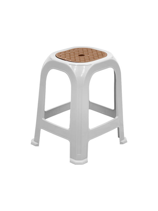 Outdoor Stool Made of Polypropylene Desia White...