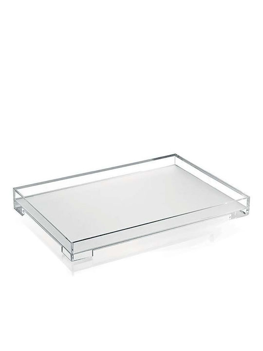 Guzzini Plastic Rectangular Serving Tray with Handles 46x32x5cm 1pcs