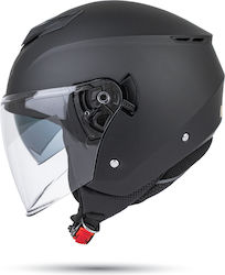 Yohe 852 SV Jet Helmet 1200gr Black Mat