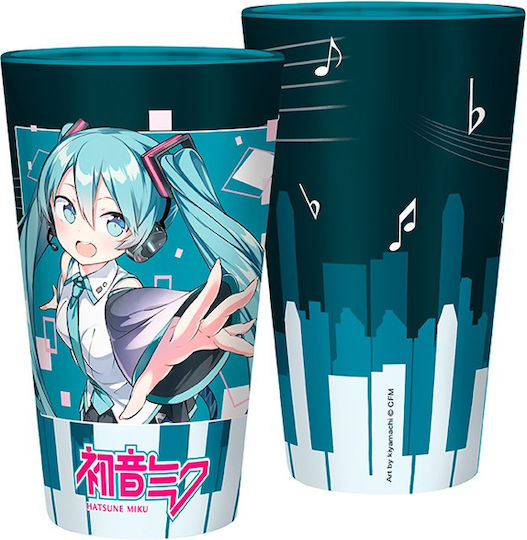 Abysse Vocaloid Hatsune Miku Pahar din Sticlă 400ml