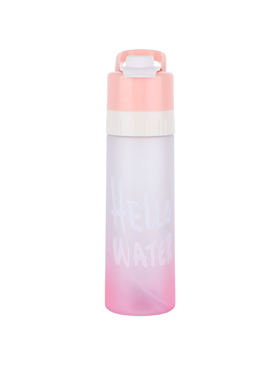 Tpster Παγούρι Πλαστικό 700ml Ροζ