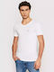 Men's Undershirt Short-sleeved in White Color
