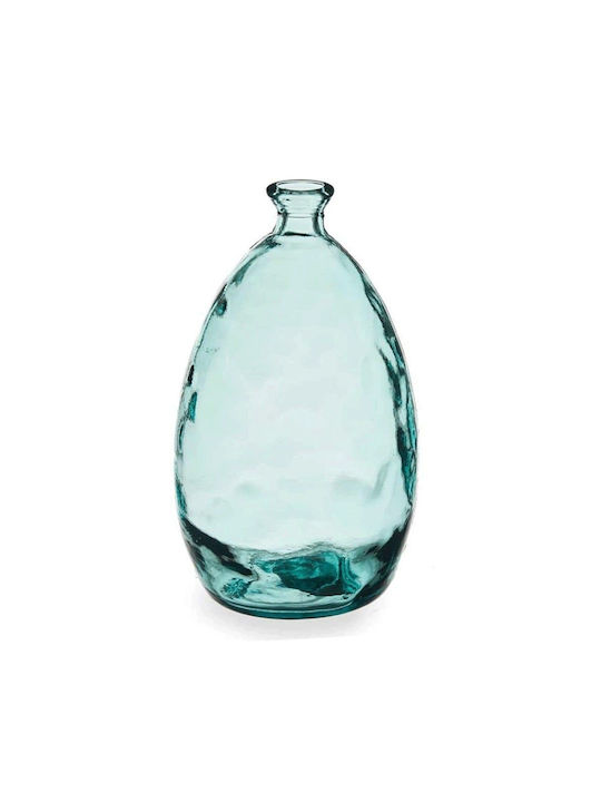 Atmosphera Διακοσμητικό Βάζο Glas Türkis 16x16x29cm 1Stück