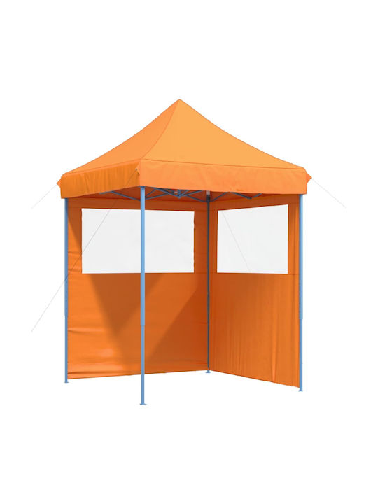 vidaXL Faltbarer Pavillon Garten Orange 2x2m