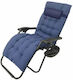 Πτυσσόμενη Lounger-Armchair Beach Blue Waterproof 165x66x77cm