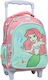 Gim Trolley Bag for Kindergarten Princess Ariel 25cm X 15cm X 30cm