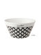 Manko Serving Bowl Round made of Porcelain Pink with Diameter 14cm