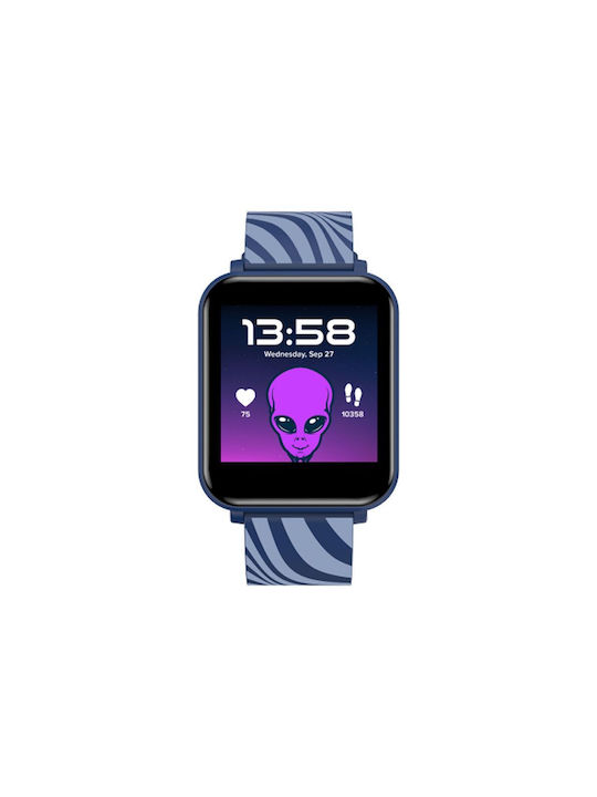 Canyon Kinder Smartwatch mit Kautschuk/Plastik Armband Blau