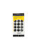 MGM 2518N Round Felts with Sticker 12pcs