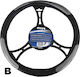 Autoline Car Steering Wheel Cover Onyx Metagala...