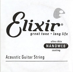 Elixir Nanoweb 80/20 Μονή Χορδή Bronze Ακουστικ...