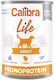 Calibra Life Wet Food Dogs in Cans with Meat and Salmon Grain-Free 400gr