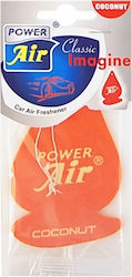 Autoline Car Air Freshener Tab Pendand Power Air Classic Coconut