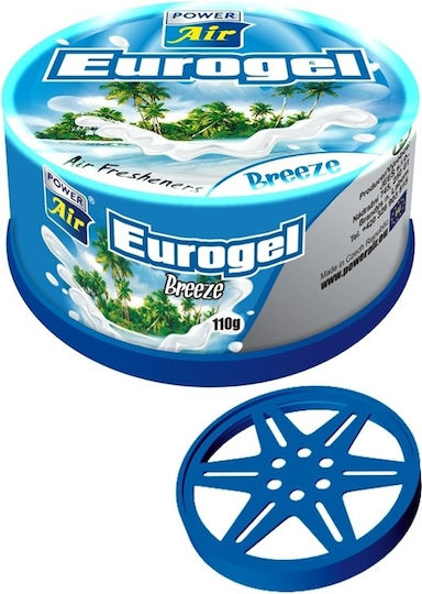 Autoline Car Air Freshener Can Console/Dashboard Power Air Eurogel Breeze 110gr
