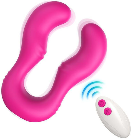 Armony Doppelter Vibrator mit Fernbedienung Fuchsie