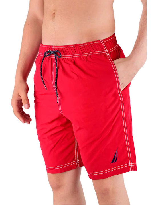 Nautica Herren Badebekleidung Shorts Rot