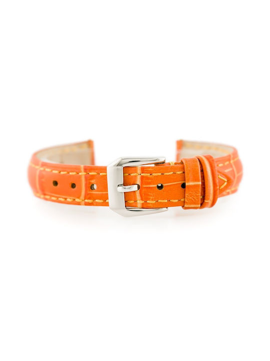 Pacific Leather Strap Orange 16mm