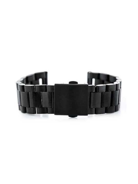 Pacific Metallic-Armband Schwarz 20mm