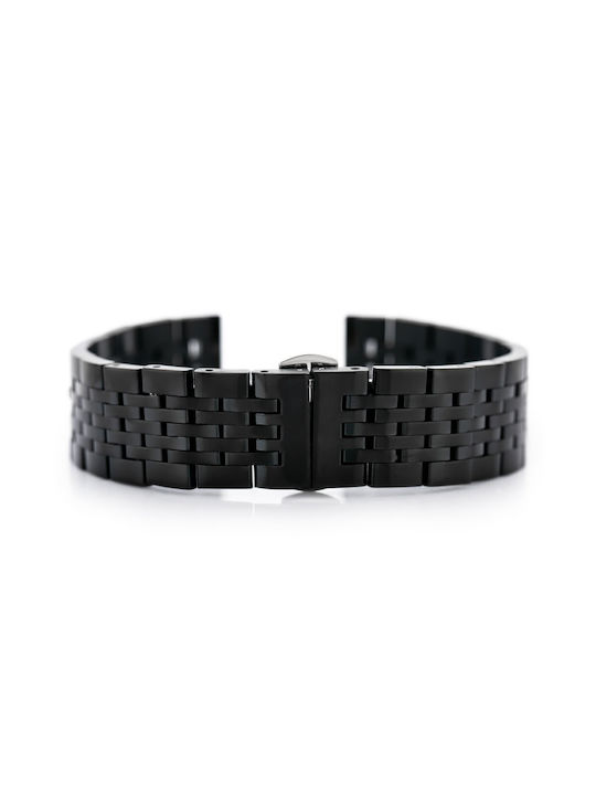 Pacific Metallic Bracelet Black 20mm