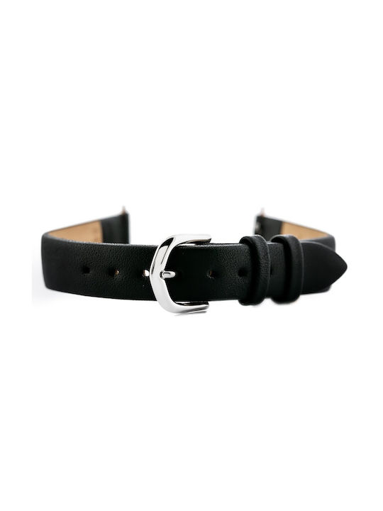 Bisset Curea din piele Negru 14mm