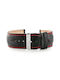 Pacific Leather Strap Black 24mm