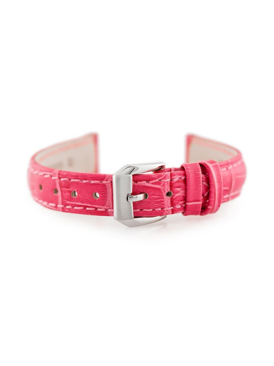 Pacific Leather Strap Pink 16mm