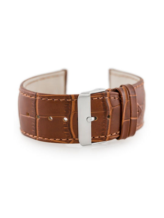 Pacific Leather Strap Brown 24mm