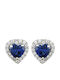 FenixJewelry Earrings made of White Gold with Stones