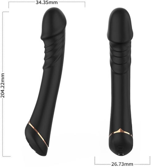 Armony Klassisch Vibrator 21cm Schwarz