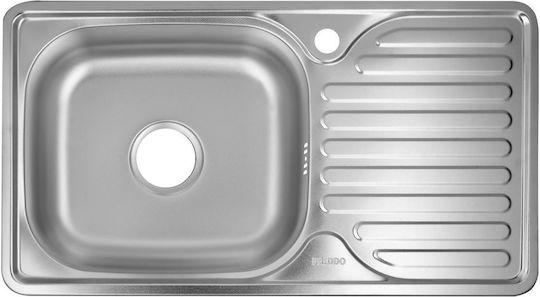 Freddo Drop-In Rechts Inox M78xB43,5cm Grau