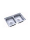 Freddo Unterbau Spüle Inox B80xT50cm Gray
