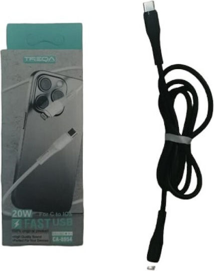 Treqa USB-C to Lightning Cable 20W Λευκό 1m (CA-8854)