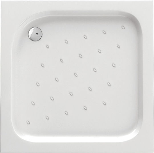 Deante Square Acrylic Shower White 90x90cm